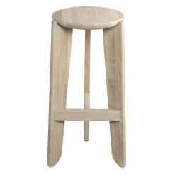 Barhocker -ELI- Farbton Holz, Höhe 75 cm