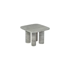 Beistelltisch -VOLOS- Farbe Travertin Silver Size S Rechteckig