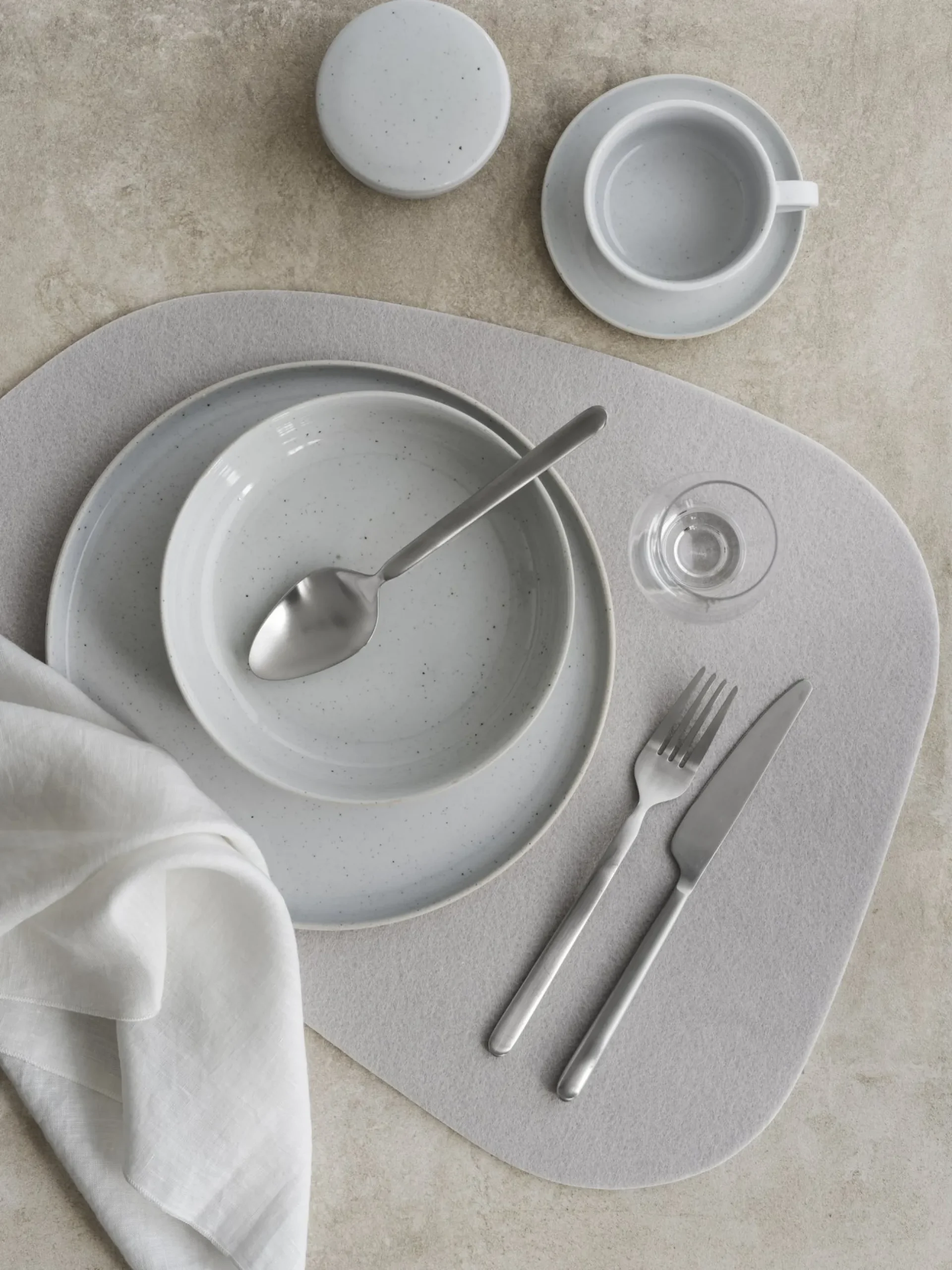 Besteck-Set -STELLA- 16-tlg. Farbe Silber