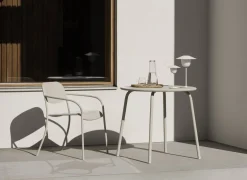 Bistrotisch -YUA- Farbe Silk Gray Ø 80 cm