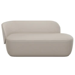 Chaiselongue -KUON- Stoff Socia Farbe Desert links