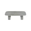 Couchtisch -VOLOS- Farbe Travertin Silver Size L Rechteckig