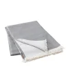 Decke -NEA- Pewter Baumwolle 130 x 180 cm
