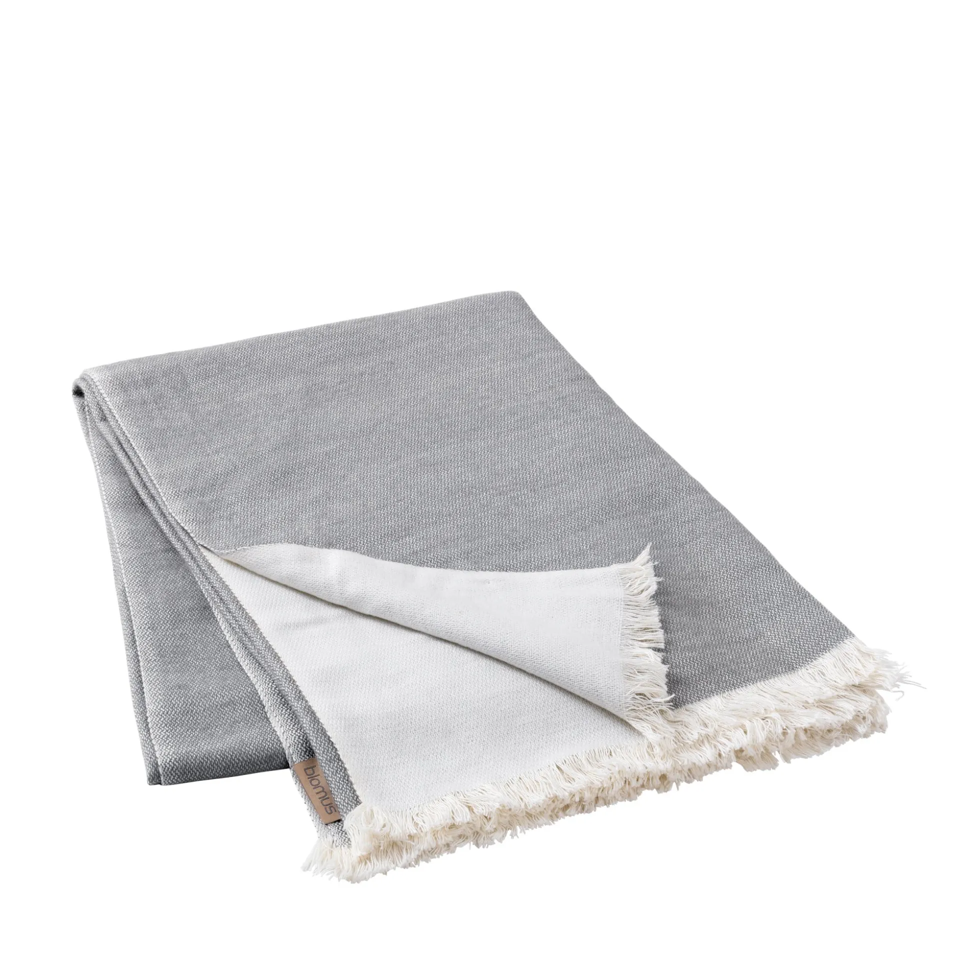 Decke -NEA- Pewter Baumwolle 130 x 180 cm