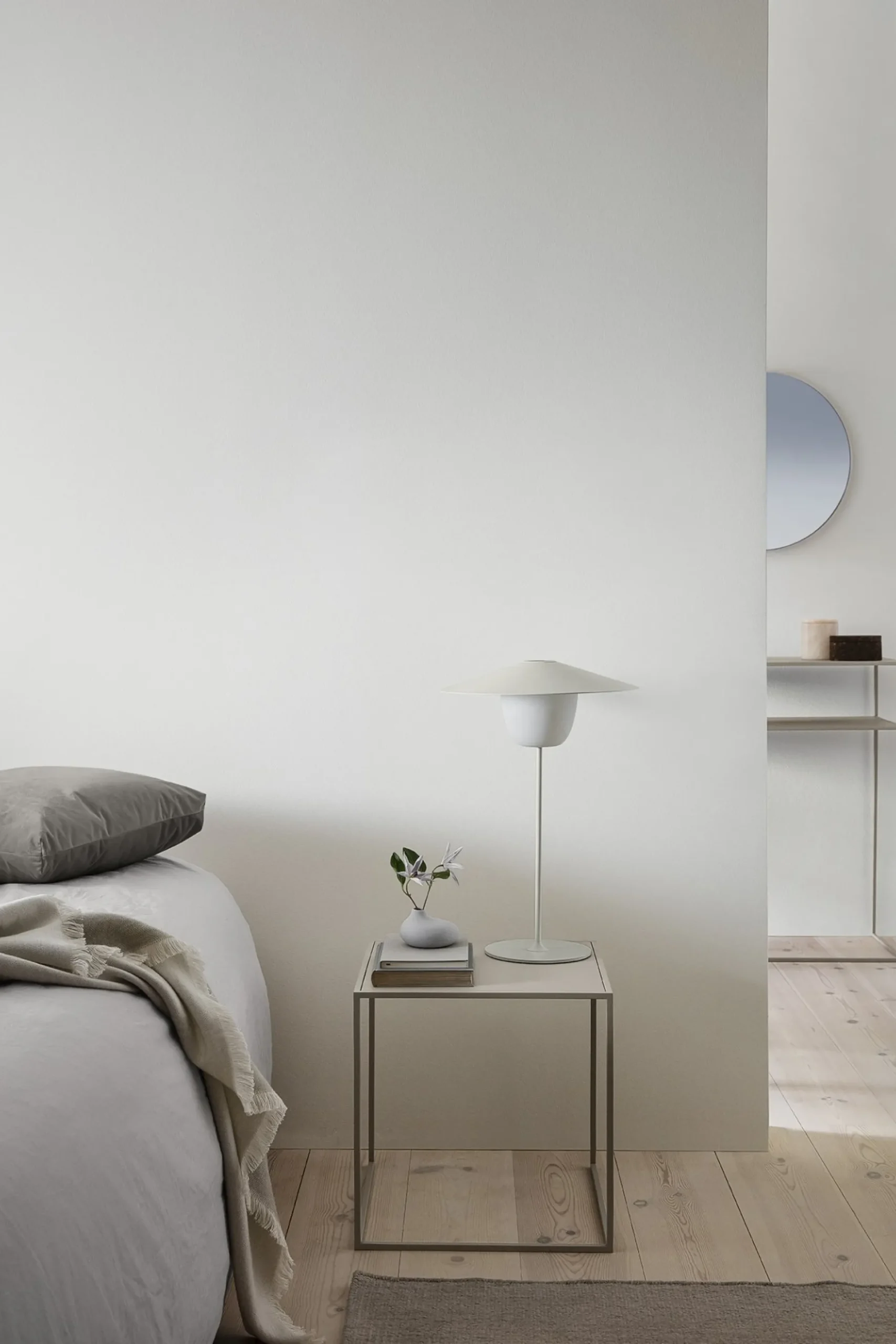 Decke -NEA- Pewter Baumwolle 130 x 180 cm