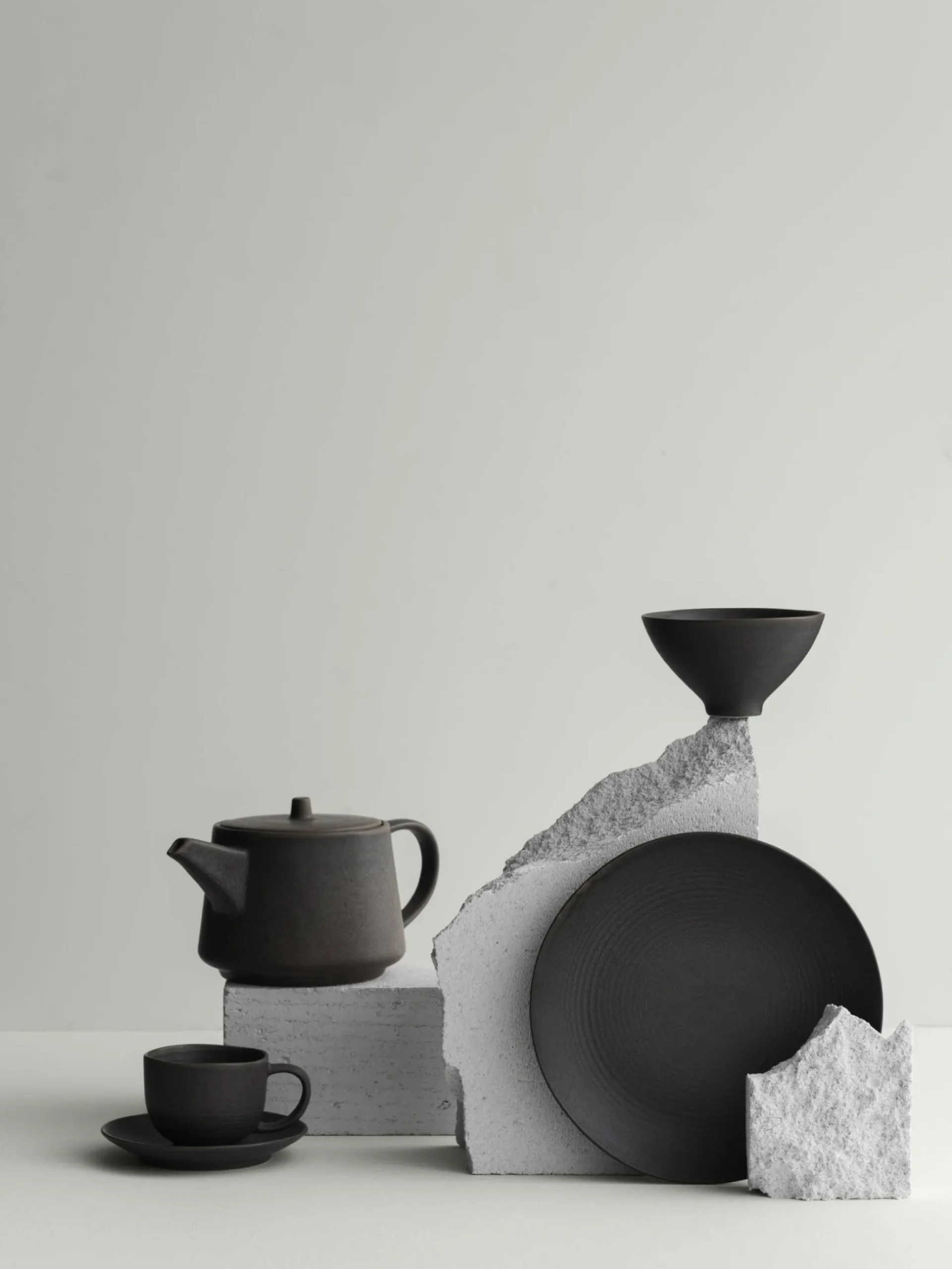 Dessertteller -KUMI- Farbe Espresso - Size Ø 21 cm