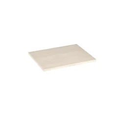 Einlegeboden -SUKOYA- Farbe weiß geölt Size M 50 x 40 cm für Metallregal