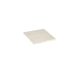 Einlegeboden -SUKOYA- Farbe weiß geölt Size S 33 x 40 cm für Metallregal