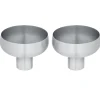 2er Set Edelstahl Champagnerschale -KOYOI STEEL- Farbe Edelstahl matt - Size 90 ml