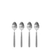 4er Set Espressolöffel -STELLA- Farbe Silber