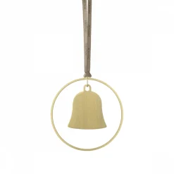 4er Set Weihnachtsschmuck -KITAI- Farbe Gold - Form Glocken