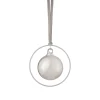 4er Set Weihnachtsschmuck -KITAI- Farbe Silber Smoke