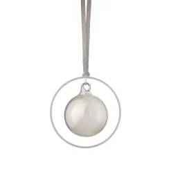 4er Set Weihnachtsschmuck -KITAI- Farbe Silber Smoke
