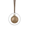 4er Set Weihnachtsschmuck -KITAI- Farbe Coffee