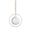 4er Set Weihnachtsschmuck -KITAI- Farbe Silber Klar