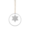 4er Set Weihnachtsschmuck -KITAI- Farbe Silber Sterne
