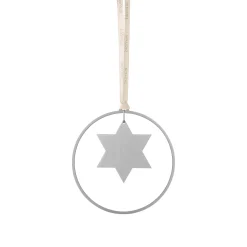 4er Set Weihnachtsschmuck -KITAI- Farbe Silber Sterne