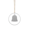 4er Set Weihnachtsschmuck -KITAI- Farbe Silber Glocken