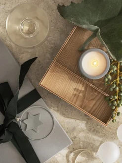 4er Set Weihnachtsschmuck -KITAI- Farbe Silber Sterne