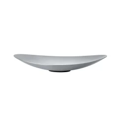Flache Schale -ONDEA- Farbe Edelstahl matt Size S flach
