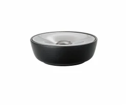 Gelfeuerstelle -FUOCO- aus poliertem Edelstahl Ø 32,5 cm