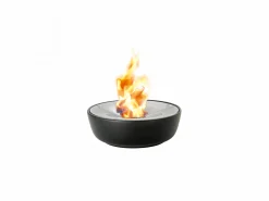 Gelfeuerstelle -FUOCO- aus poliertem Edelstahl Ø 32,5 cm