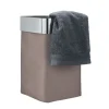 Gästehandtuchkorb -NEXIO- poliert Taupe