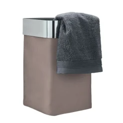 Gästehandtuchkorb -NEXIO- poliert Taupe