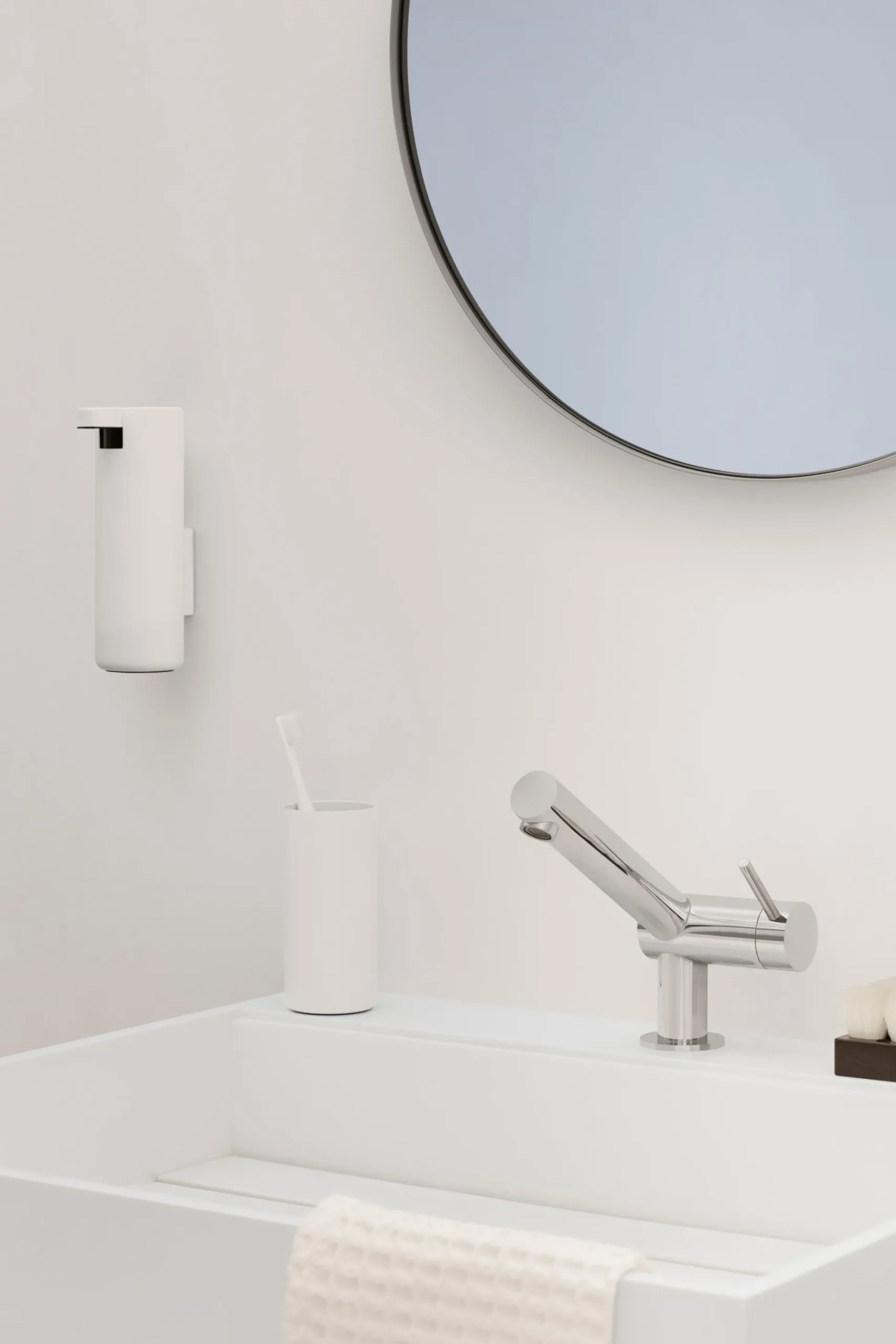 Handtuch -CARO- White 50 x 100 cm