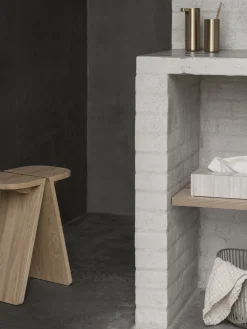 Hocker -AVIO- Farbe Oak 23 x 38 cm