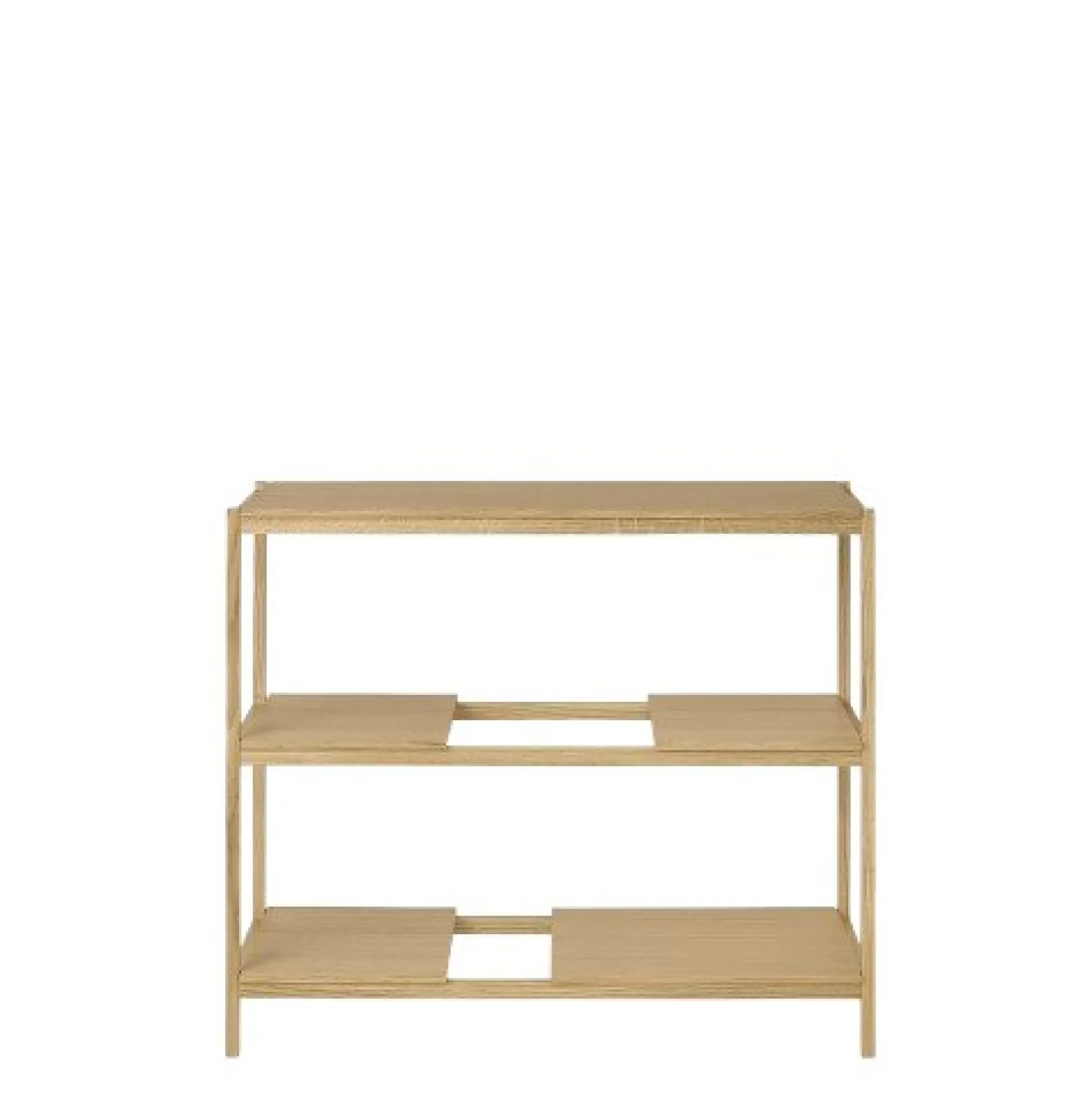 Holzregal -SUKOYA- Farbe natürlich geölt Size S 105 x 92 cm