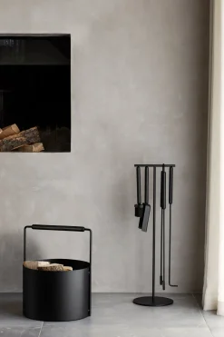 Kaminbesteck 3-tlg. -ASHI- Black Oak