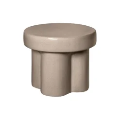 Keramik Hocker -TORU- Farbe Fungi Form niedrig