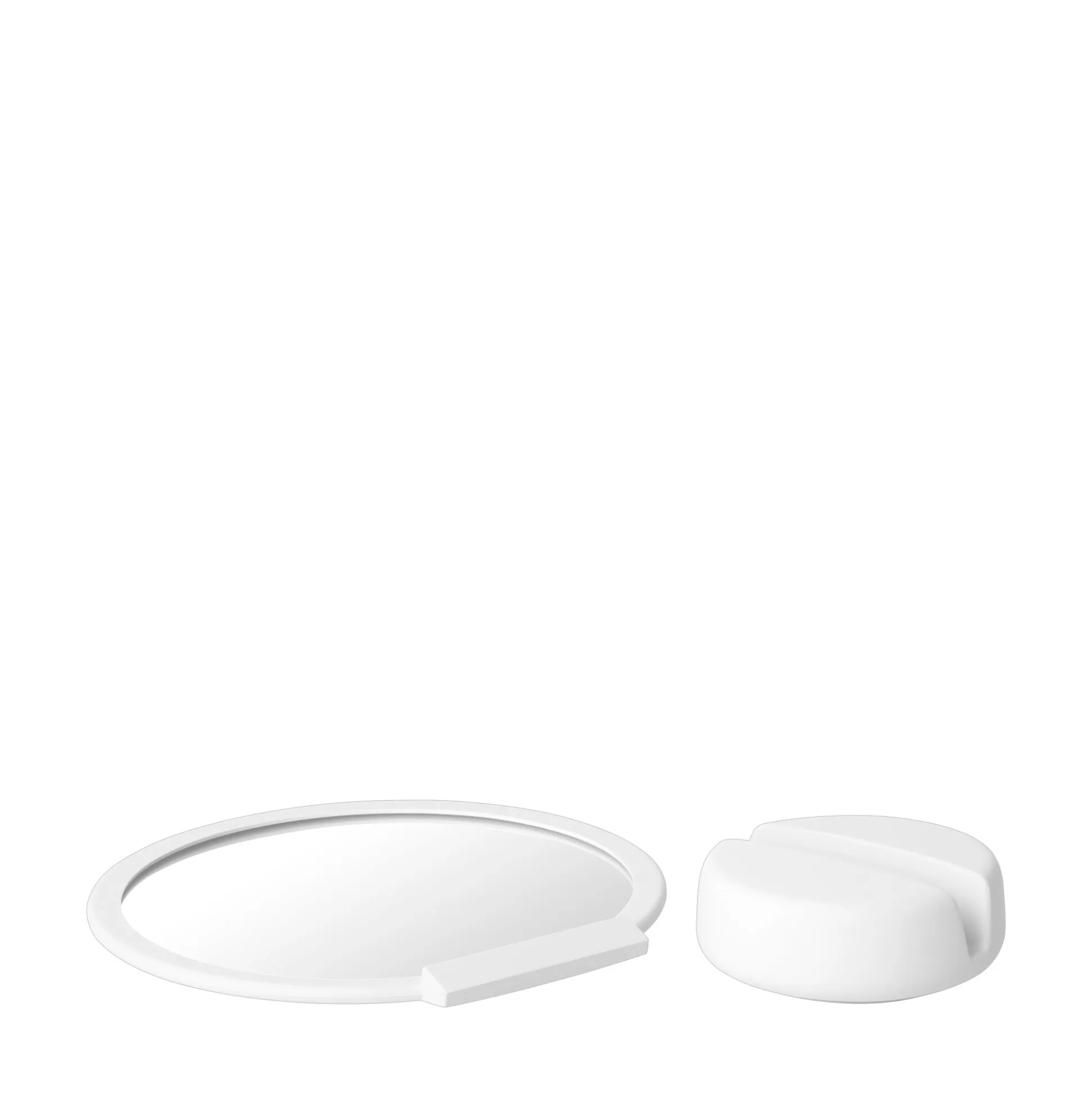 Kosmetikspiegel -SONO- White, 5-fach Vergrößerung