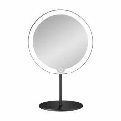 LED Kosmetikspiegel -MODO- Black, 5-fach Vergrößerung