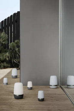 LED Outdoor Leuchte -SPIRIT- Platinum Gray Size L