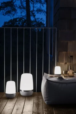 LED Outdoor Leuchte -SPIRIT- Platinum Gray Size M