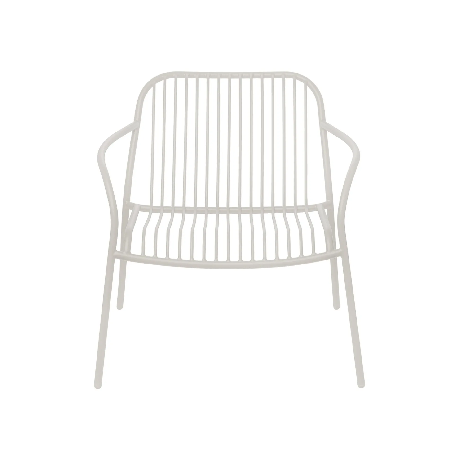 Loungesessel -YUA WIRE- Farbe Silk Gray