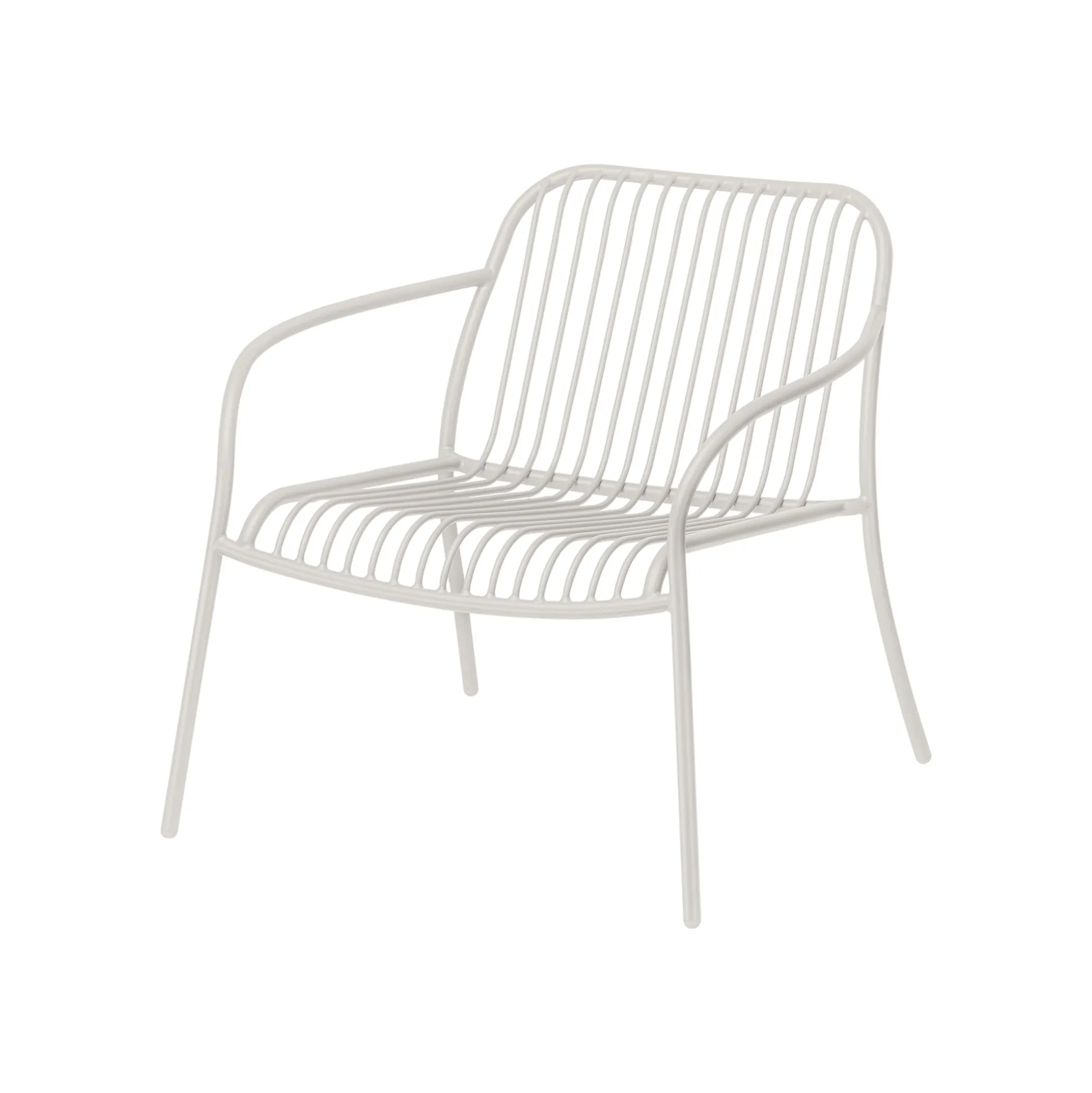 Loungesessel -YUA WIRE- Farbe Silk Gray