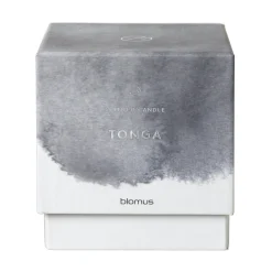 Marmor Duftkerze -FRABLE- Farbe Sharkskin, Duft: Tonga Ø 10 cm