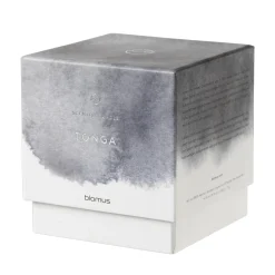 Marmor Duftkerze -FRABLE- Farbe Sharkskin, Duft: Tonga Ø 10 cm