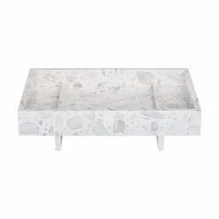 Marmor Tablett -ABENTO- Farbe Nimbus Cloud