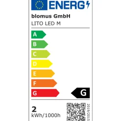Mobile LED Leuchte -LITO- Farbe Silk Gray - Size M