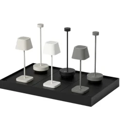 Mobile LED Leuchte -TURAS- Farbe White