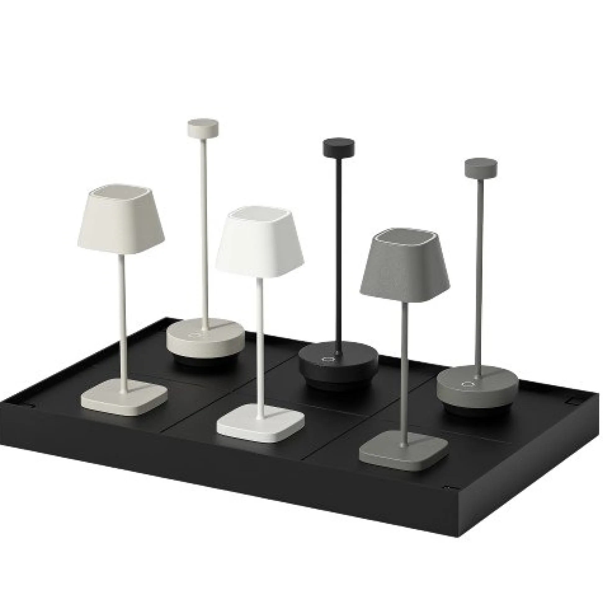 Mobile LED Leuchte -TURAS- Farbe White