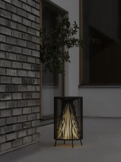 Mobile LED-Leuchte -ROPE- Farbe Coal