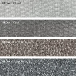 Outdoor Hocker -GROW- Farbe Earth Bouclé (exkl. Bodenplatte)