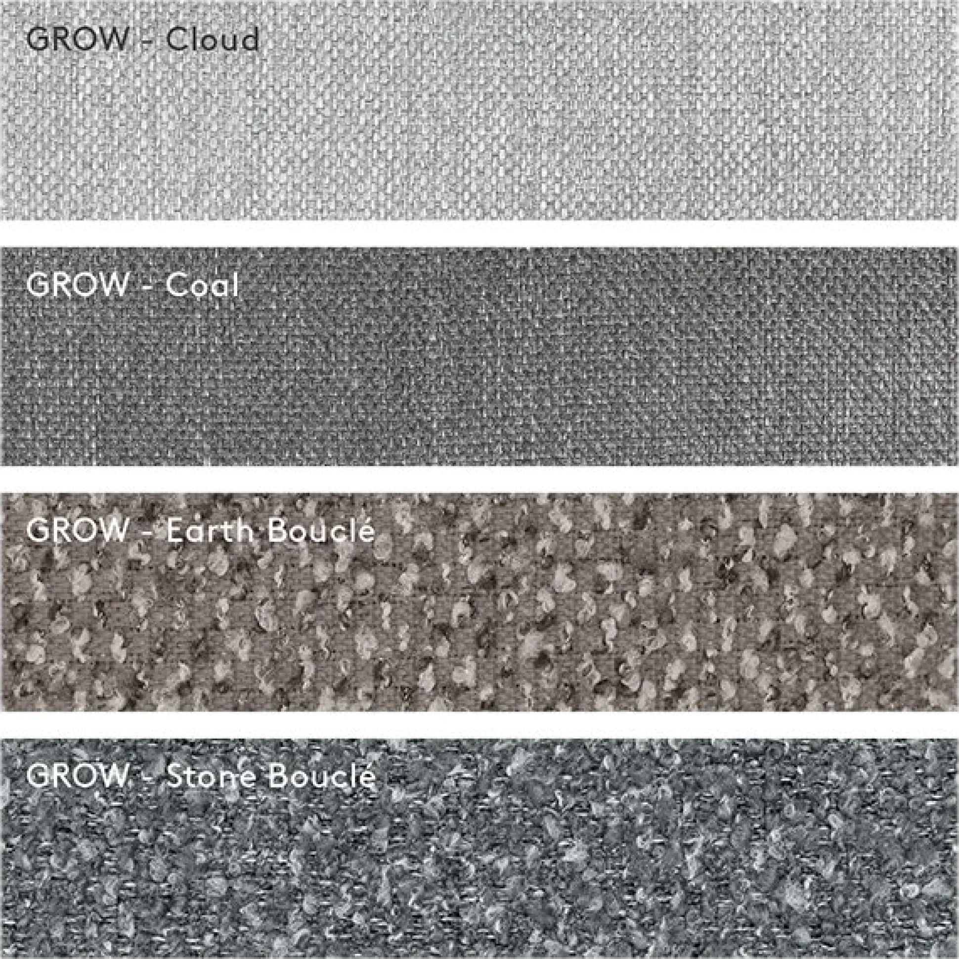 Outdoor Hocker -GROW- Farbe Earth Bouclé (exkl. Bodenplatte)