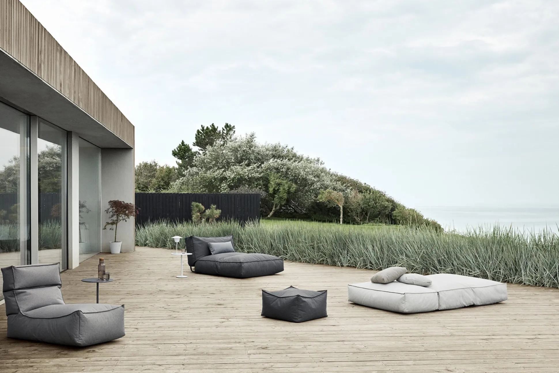 Outdoor Hocker -STAY- Stone