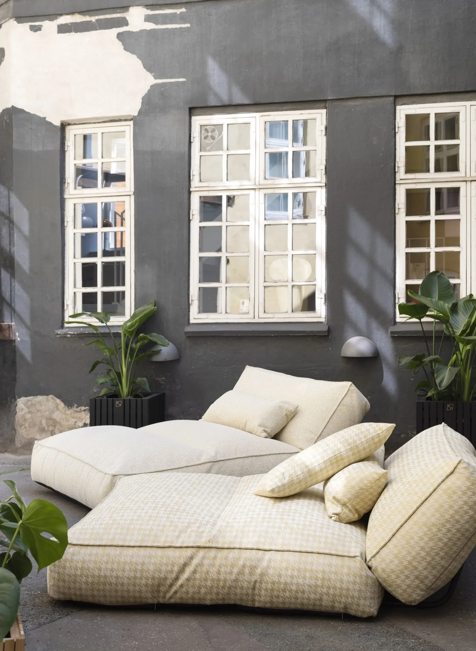 Outdoor-Kissen -STAY- Special Edition, Farbe Sun, Stoff Twigh 70 x 30 cm